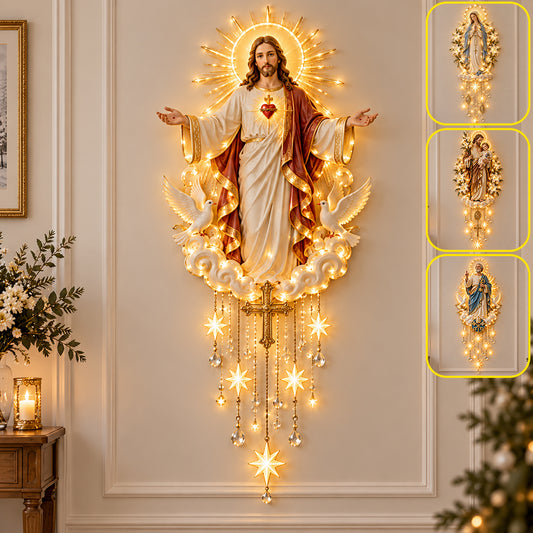Lumière de Foi - Enseigne en Acrylique LED Personnalisée