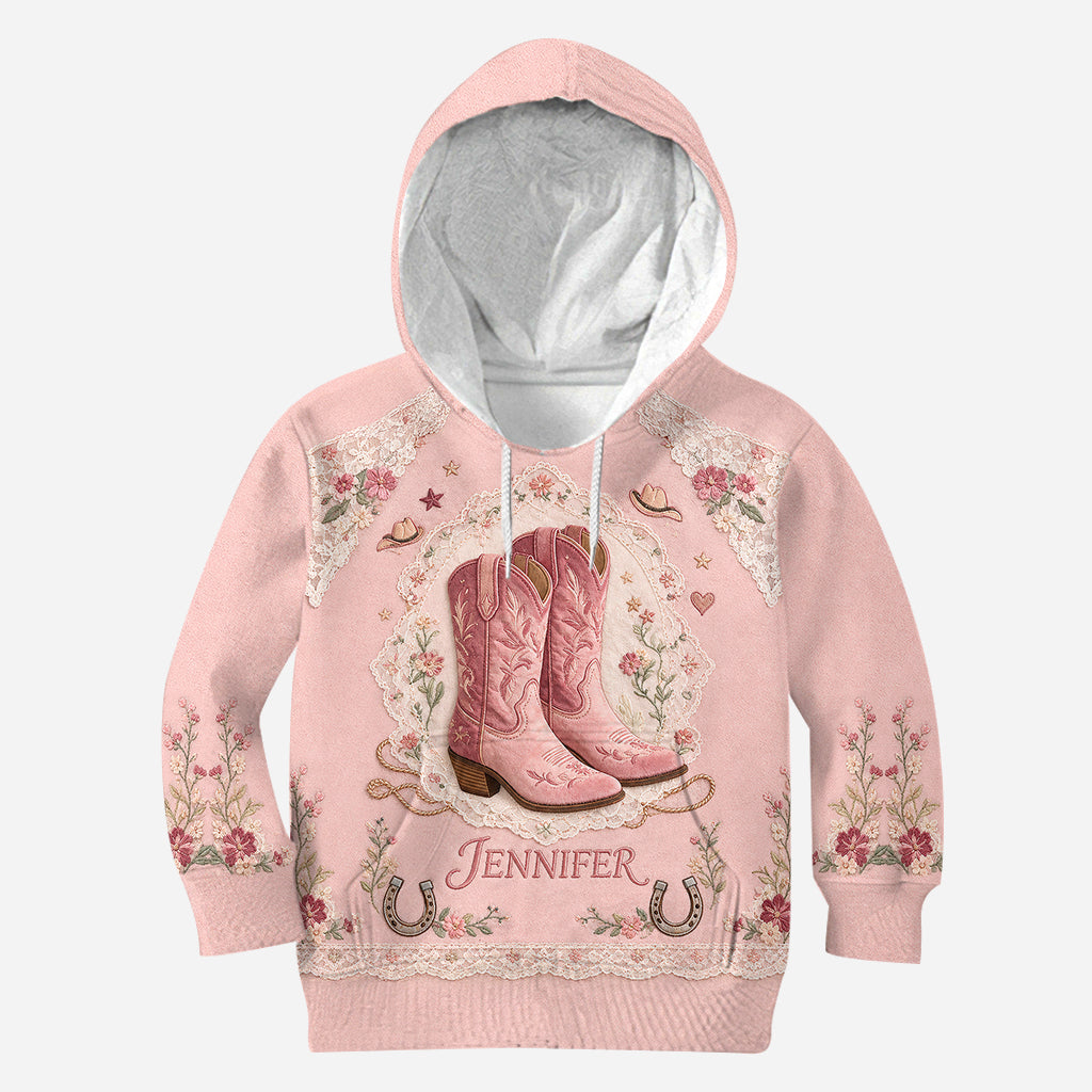 Cute Cowgirls - Personalized Cowgirl Hoodie and Leggings