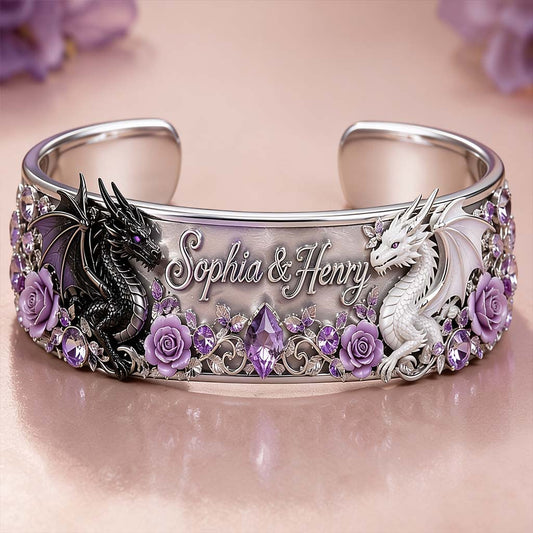Du & Ich - Personalisierbares Armband in Drachenform