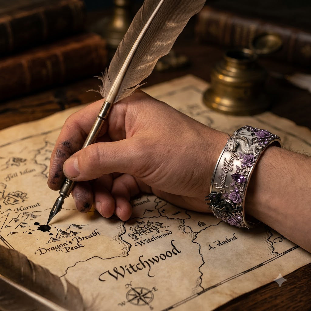 Vous & Moi, Nous Avons Ça - Bracelet Personnalisé en Forme de Dragon