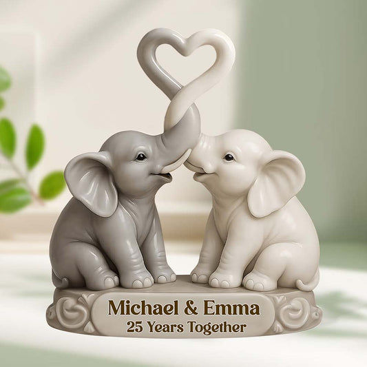 Entwined Trunks Eternal Love - Personalized Couple Custom Shaped Acrylic Plaque