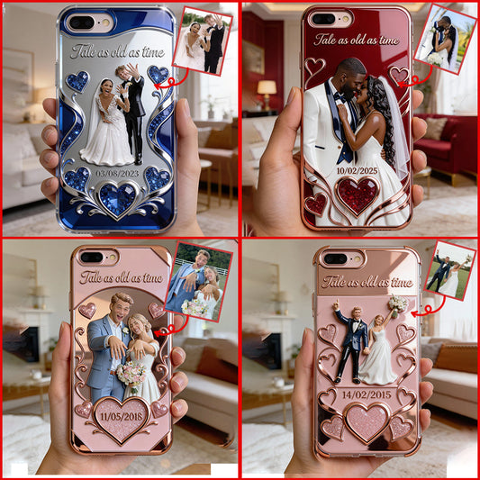 Anniversary - Personalized Couple Full Print Phone Case