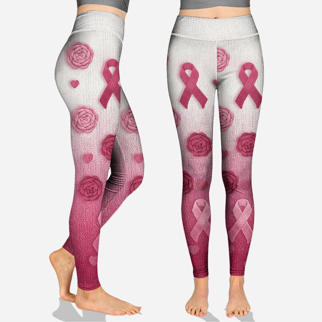 We Wear Pink - Personalized Breast Cancer Awareness Hoodie and Leggings
