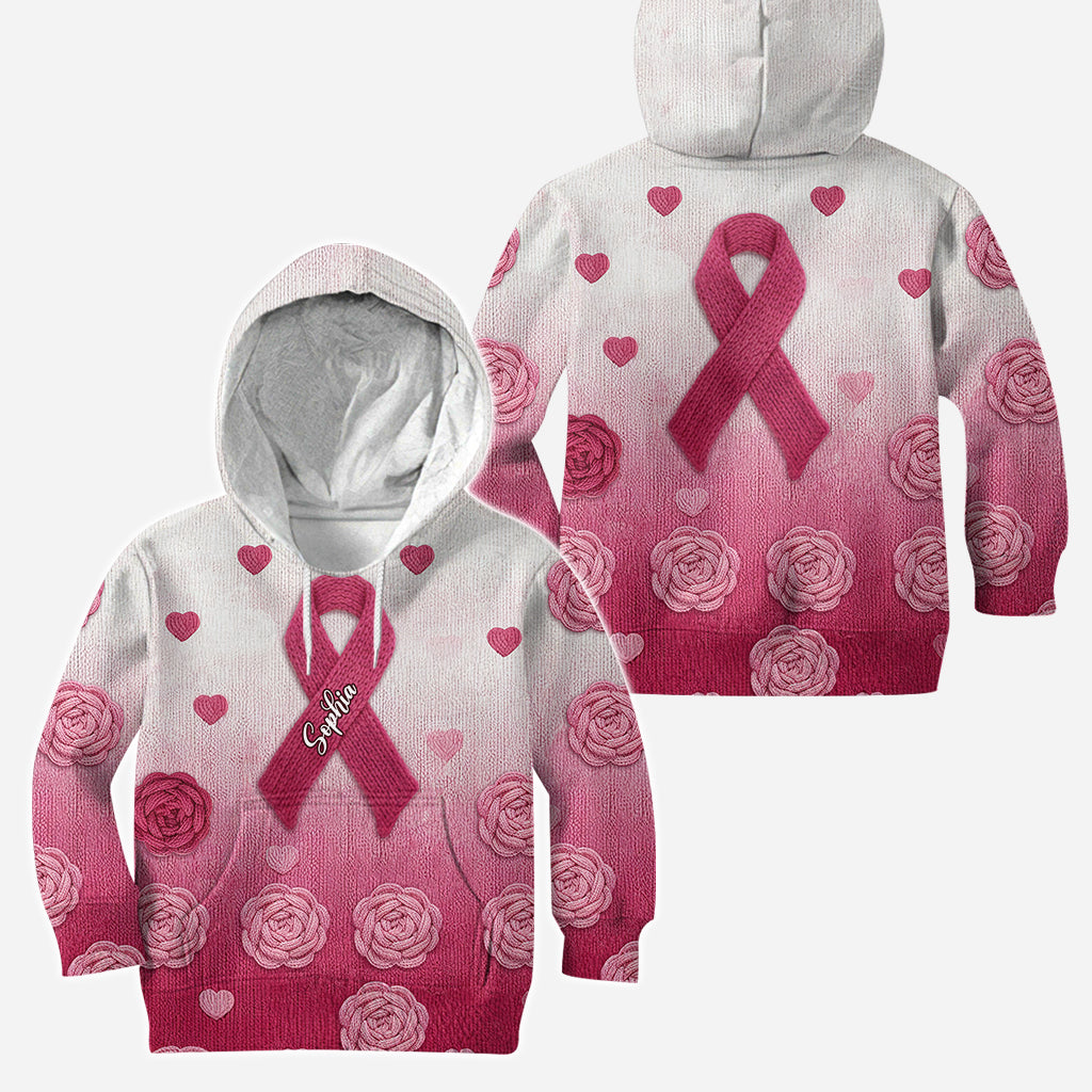We Wear Pink - Personalized Breast Cancer Awareness Hoodie and Leggings
