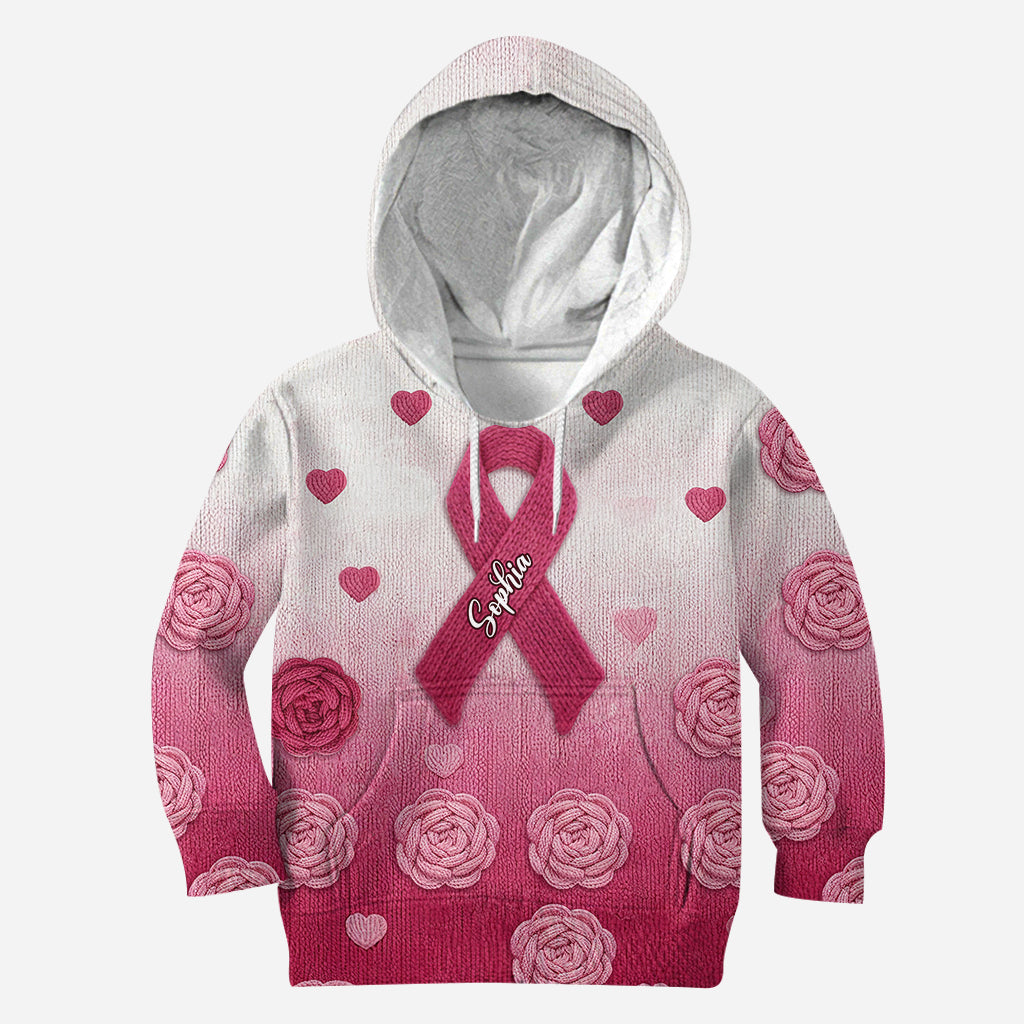 We Wear Pink - Personalized Breast Cancer Awareness Hoodie and Leggings