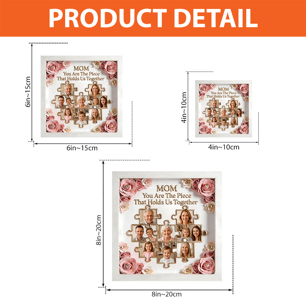 Gift For Mother/ Grandma/ Nana... Custom Birthmonth Flower - Personalized Mother Custom Shaped Acrylic Plaque