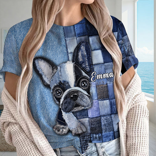 Liebe zum Hund – Personalisiertes T-Shirt mit Hundemotiv