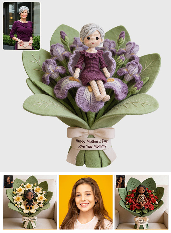 Einzigartiges Geschenk für sie/Mama, individuell aus jedem Foto - Personalisierte Premium Kunstfell-Kissen