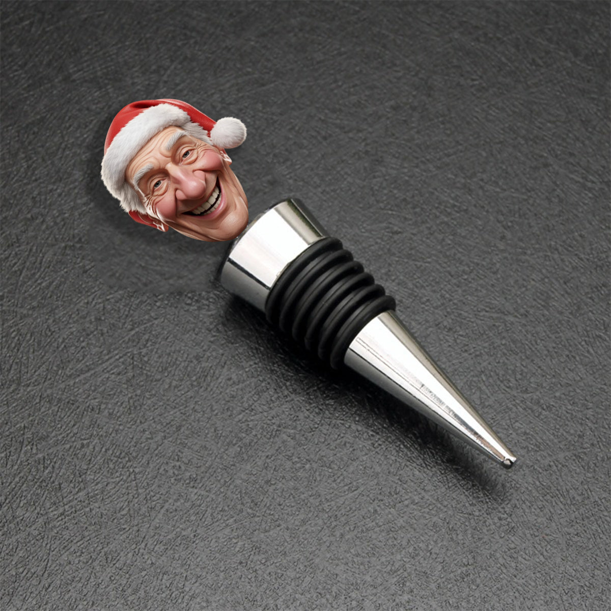 Xmas Resin Caricature - Personalized Family Bottle Stopper