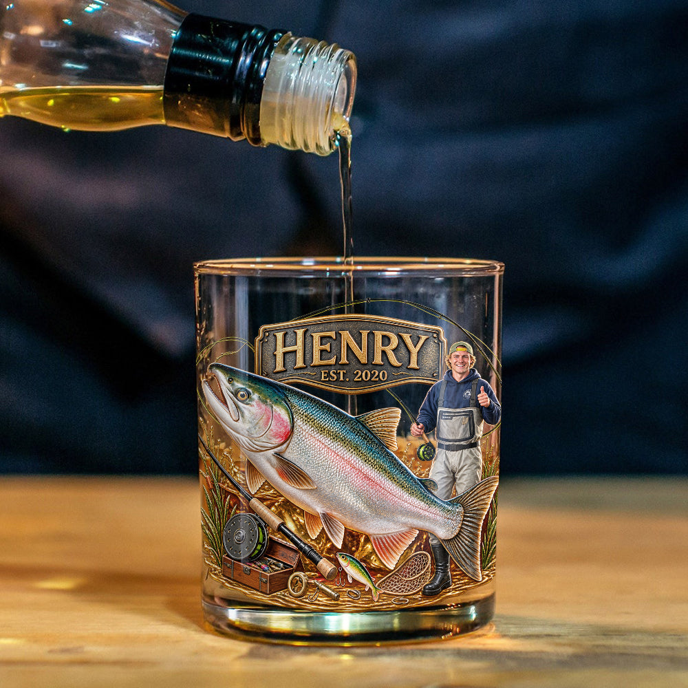 Angelliebe - Personalisierbares Whiskeyglas