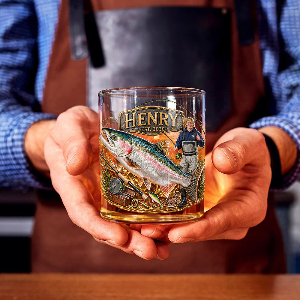 Angelliebe - Personalisierbares Whiskeyglas