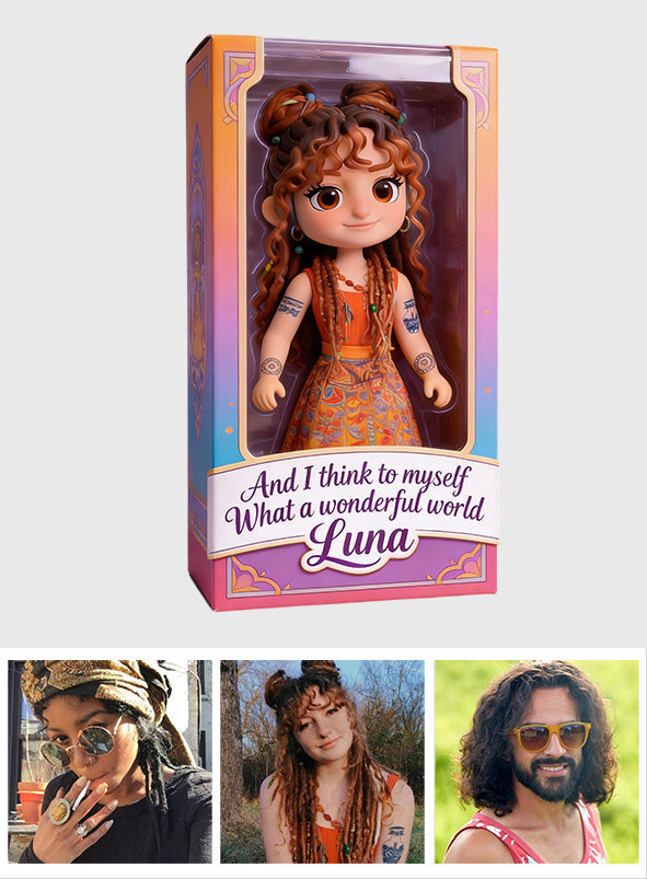 Hippie Soul - Personalized Hippie Custom Shaped Acrylic Plaque