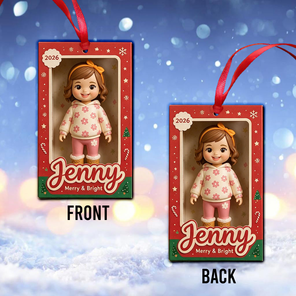 Cute Kid Custom Photo - Personalized Kid Ornament