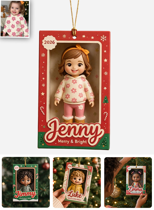 Cute Kid Custom Photo - Personalized Kid Ornament