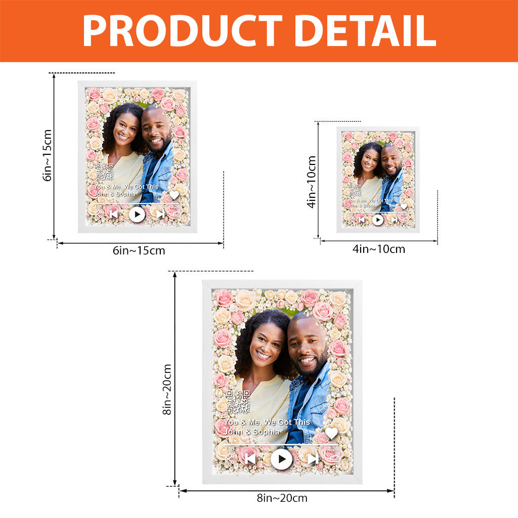 Créez votre propre chanson, le cadeau idéal pour lui/elle - Plaque acrylique personnalisée pour couple