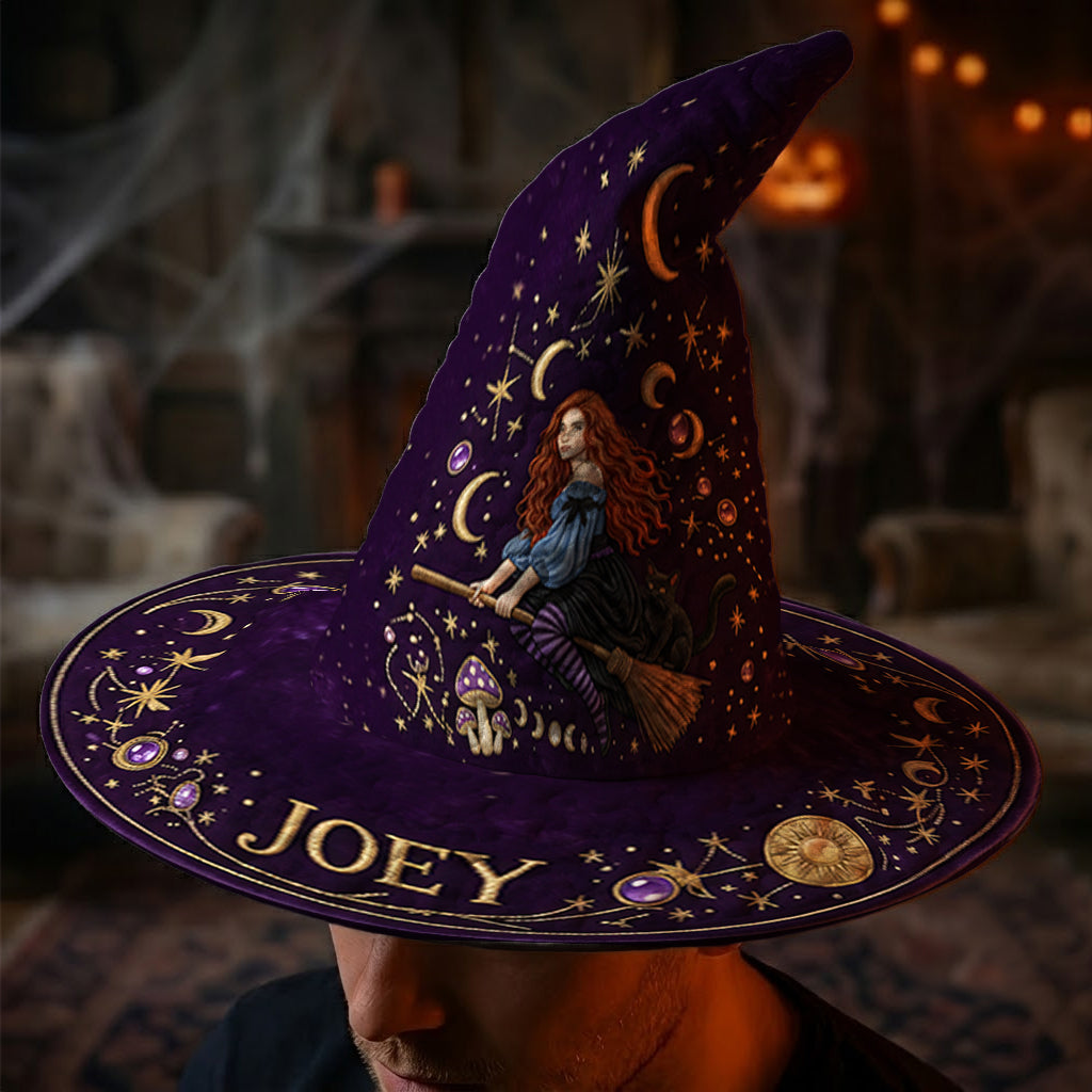 A Little Witchy - Personalized Witch Quilt Witch Hat