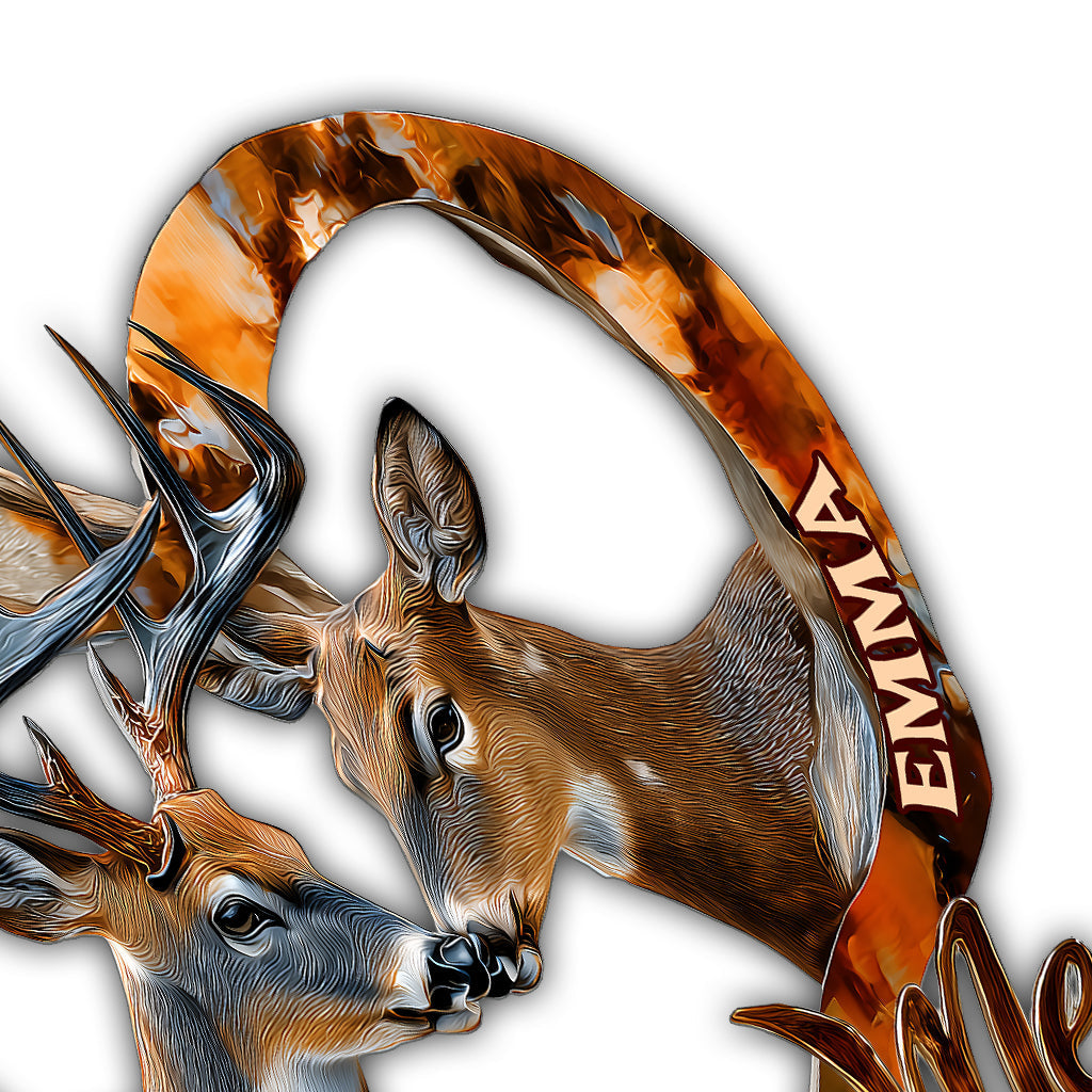 You & Me We Got This - Personalized Hunting Cut Metal Sign