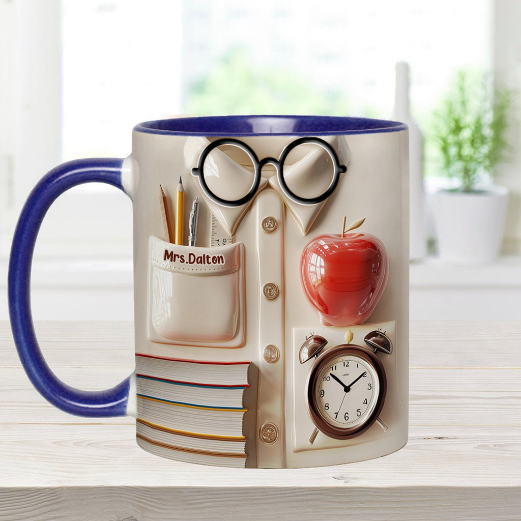 Les enseignants passionnés transmettent aux enfants le goût d'apprendre - Mug personnalisé pour enseignants