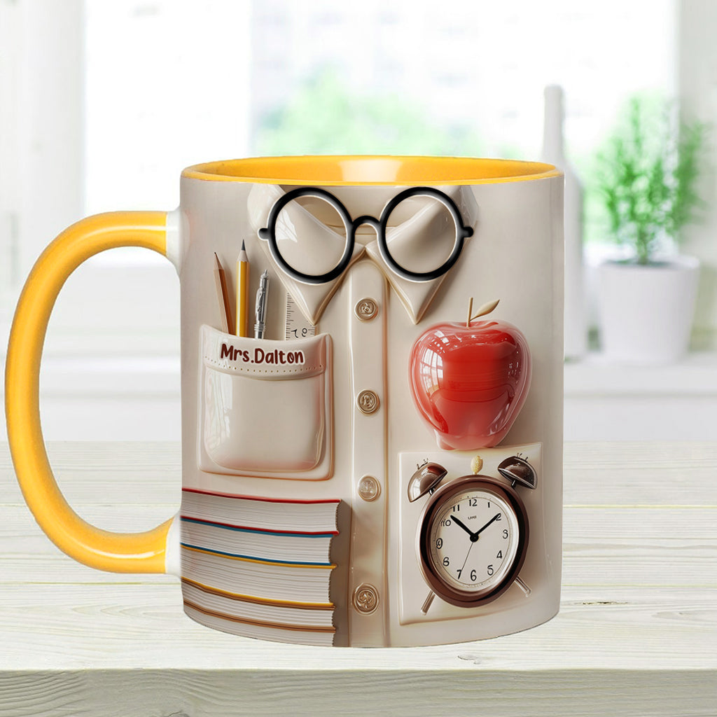 Les enseignants passionnés transmettent aux enfants le goût d'apprendre - Mug personnalisé pour enseignants