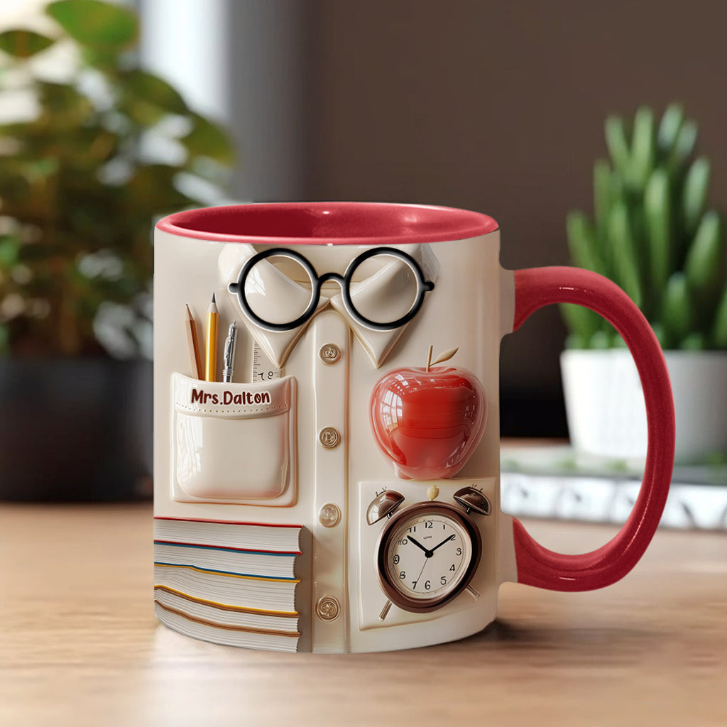 Les enseignants passionnés transmettent aux enfants le goût d'apprendre - Mug personnalisé pour enseignants