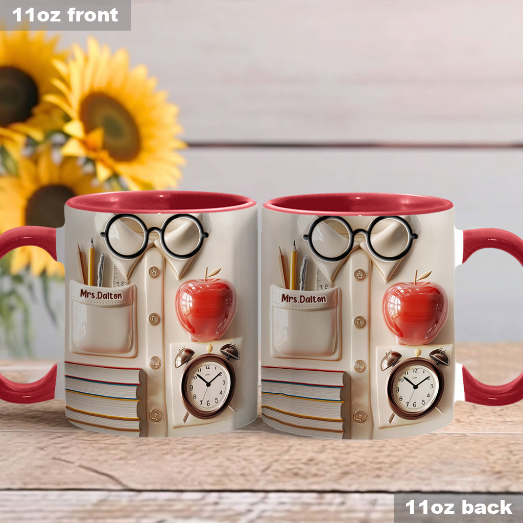 Les enseignants passionnés transmettent aux enfants le goût d'apprendre - Mug personnalisé pour enseignants