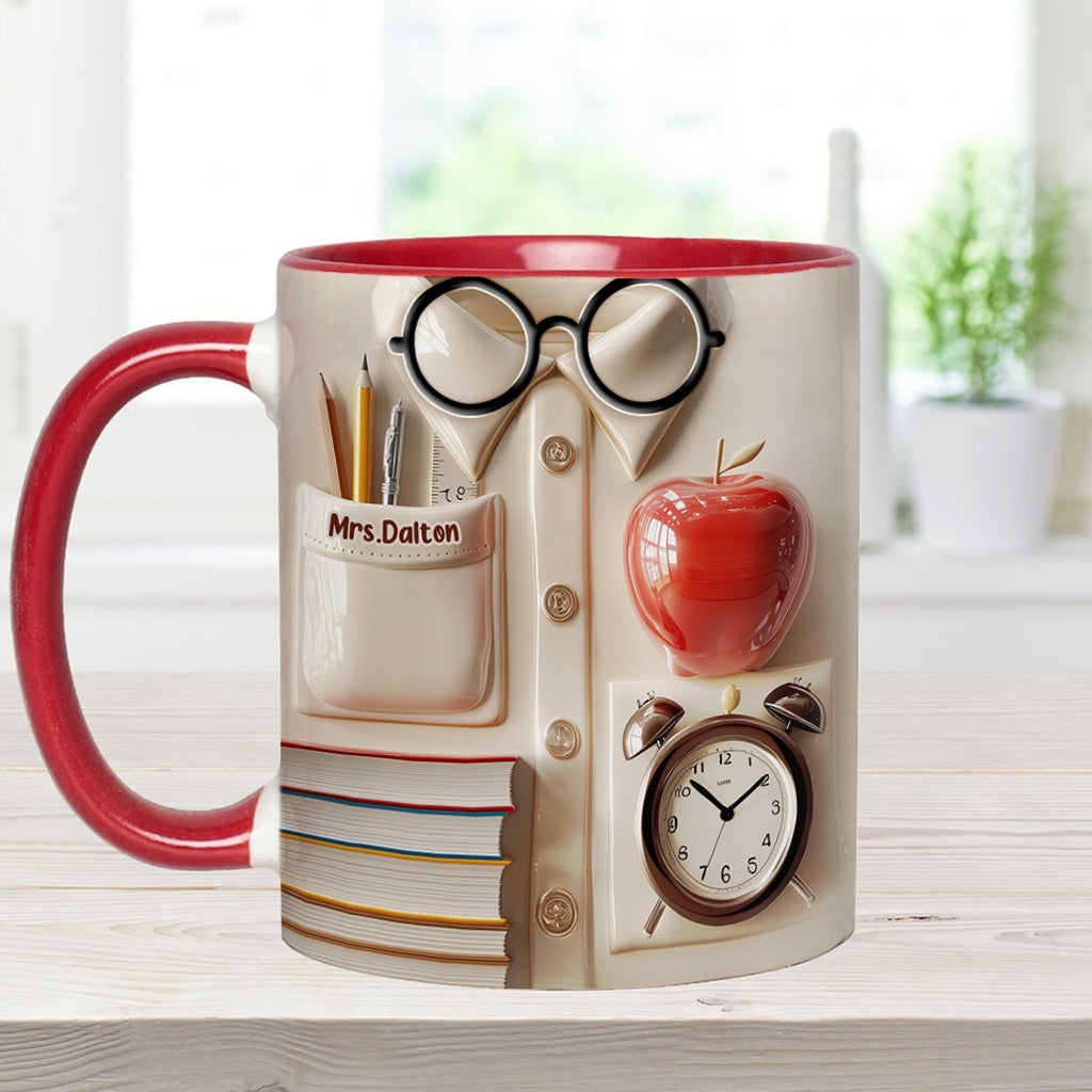 Les enseignants passionnés transmettent aux enfants le goût d'apprendre - Mug personnalisé pour enseignants