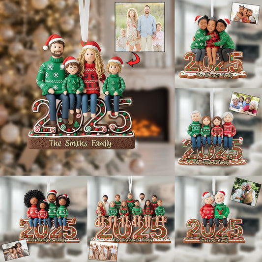 Merry Christmas To Family - Personalized Family Ornament