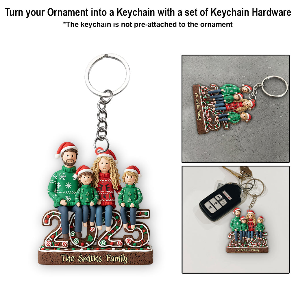 Merry Christmas To Family - Personalized Family Ornament