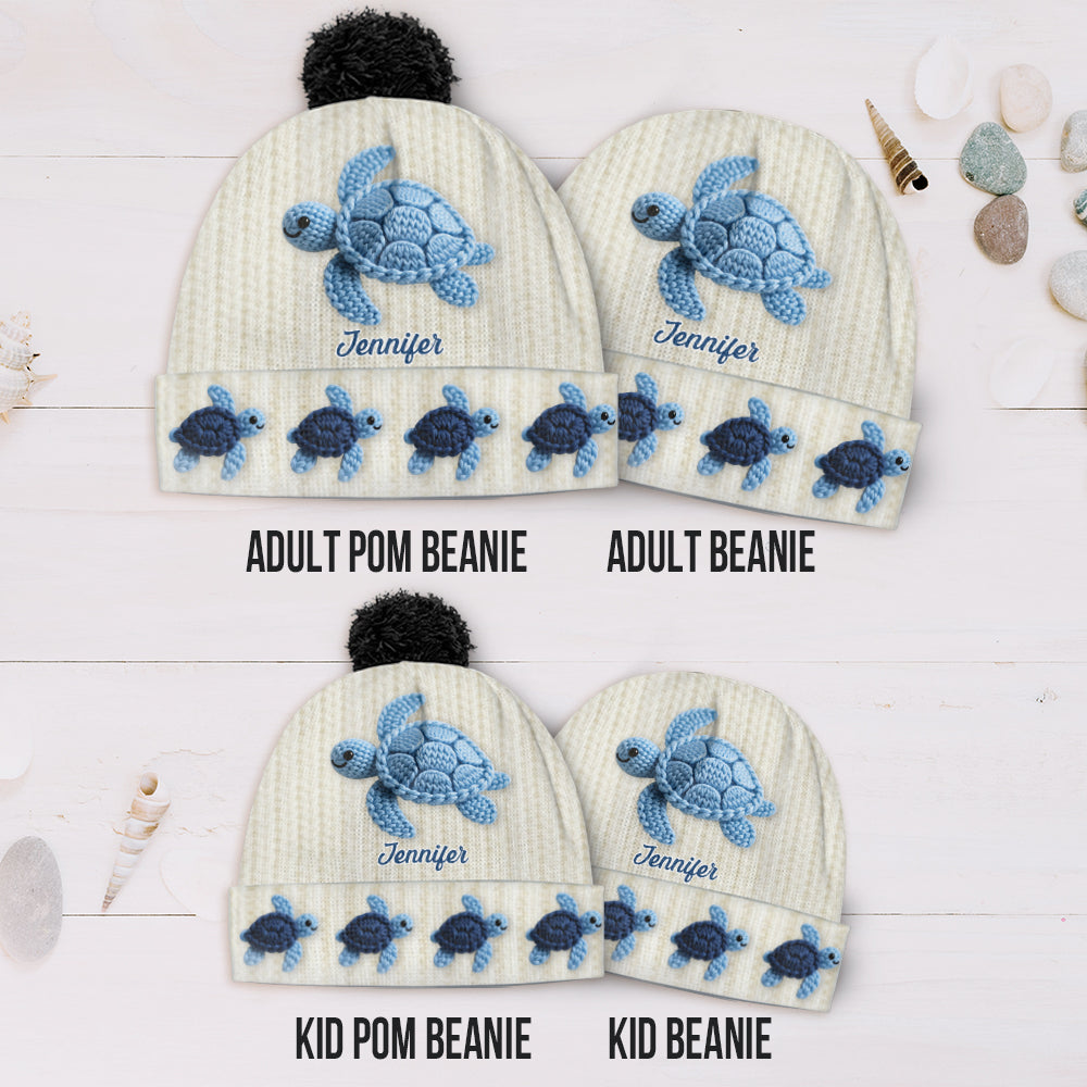 Love Turtle - Personalized Turtle Beanie Hat