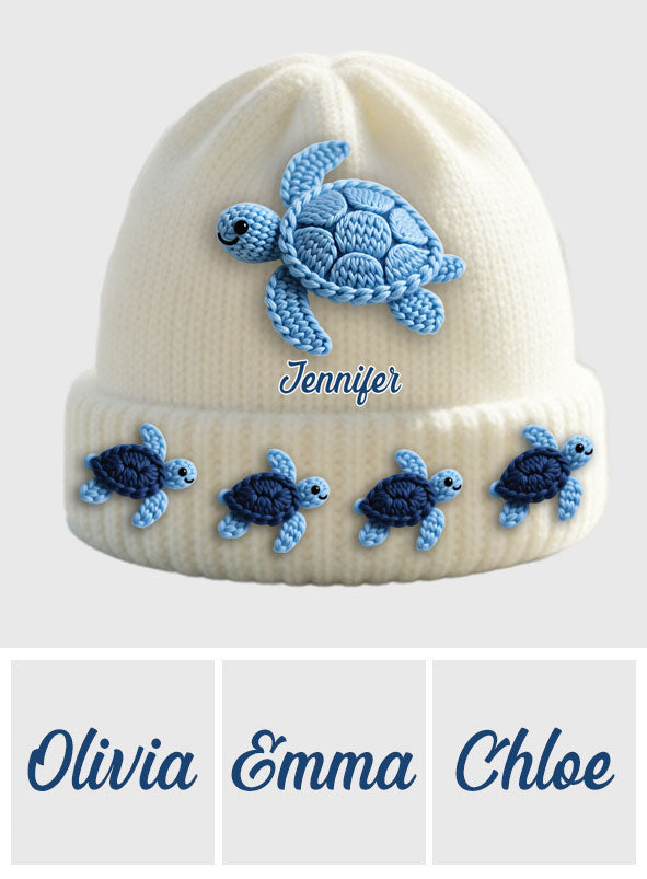 Love Turtle - Personalized Turtle Beanie Hat