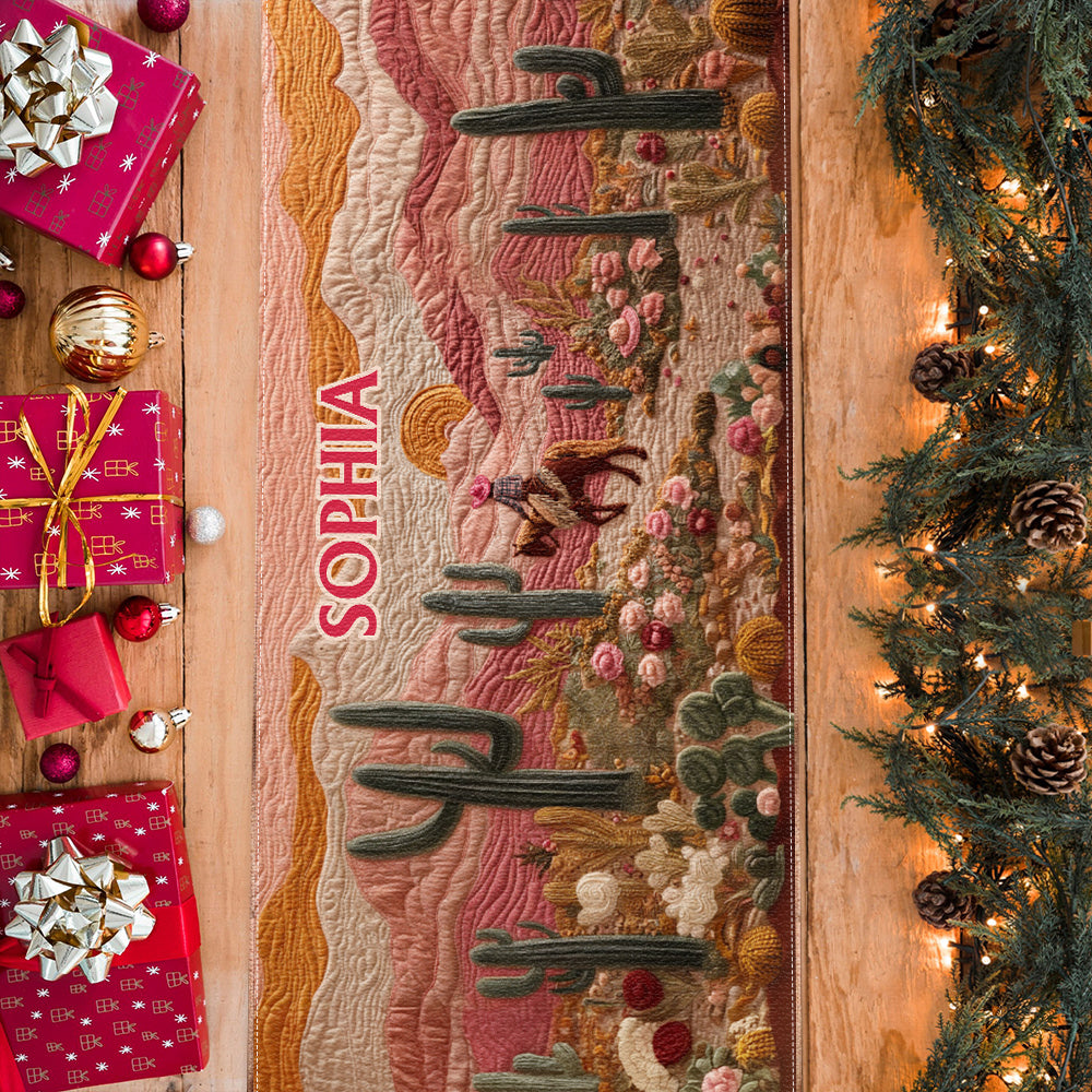 Howdy Cowgirl - Personalized Cowgirl Table Runner & Placemat