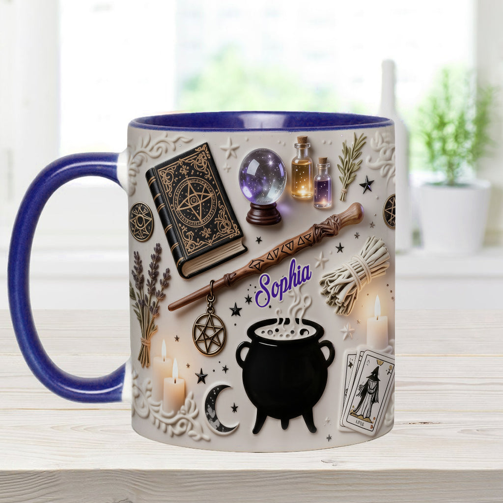 Witchcraft - Personalized Witch Accent Mug & Coaster