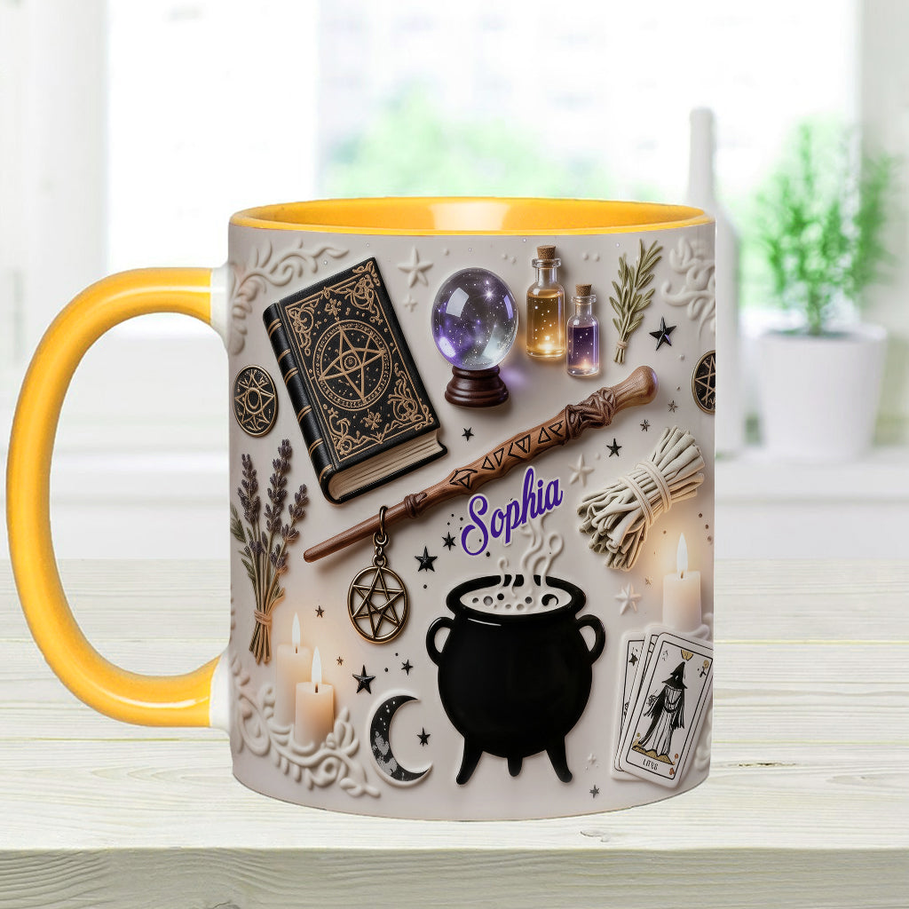 Witchcraft - Personalized Witch Accent Mug & Coaster
