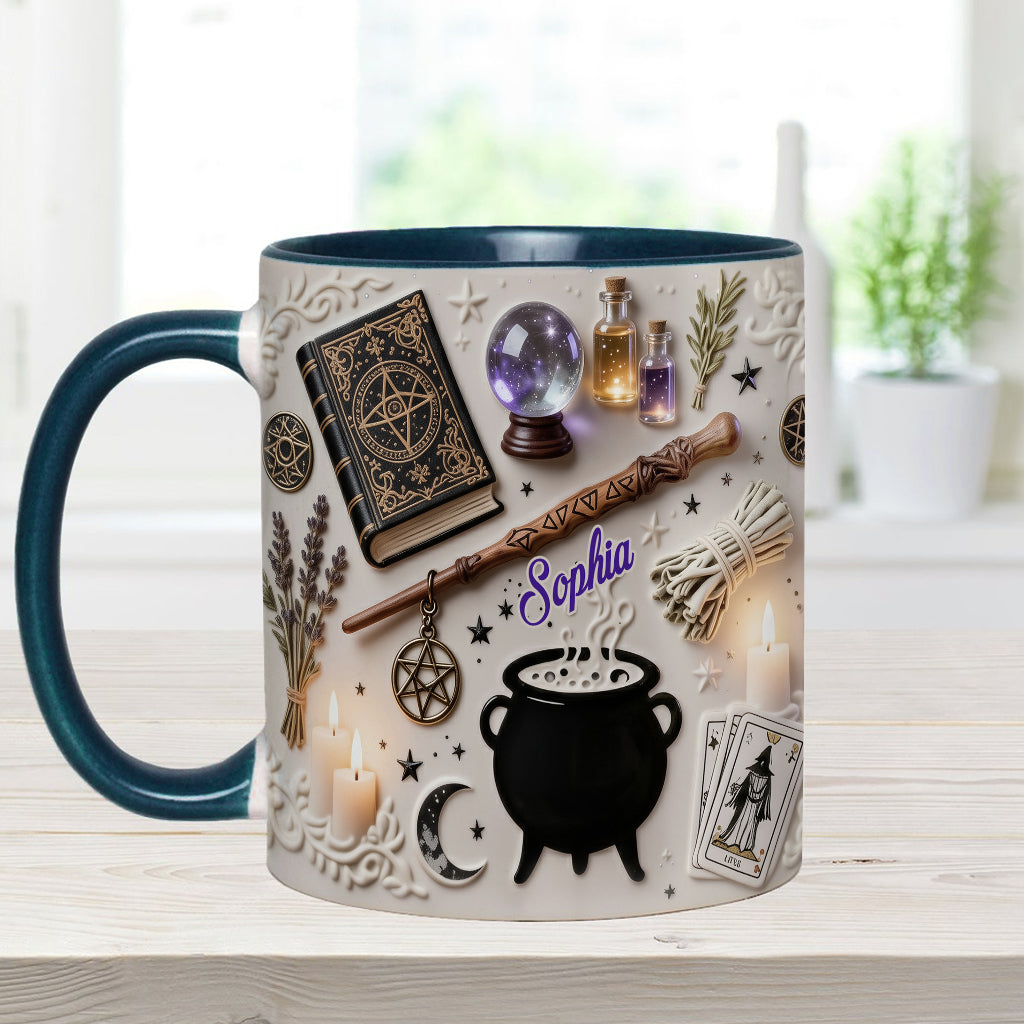 Witchcraft - Personalized Witch Accent Mug & Coaster