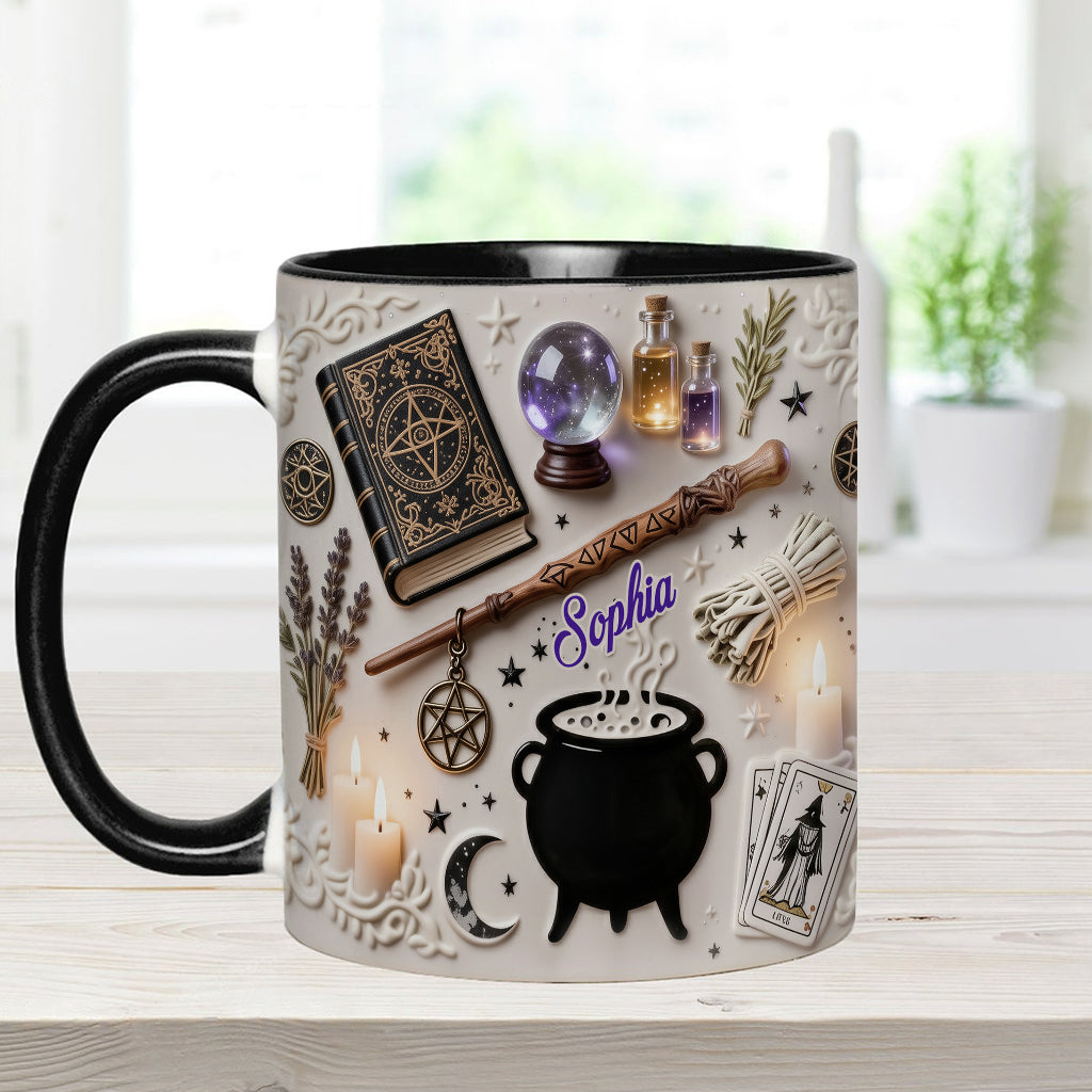 Witchcraft - Personalized Witch Accent Mug & Coaster