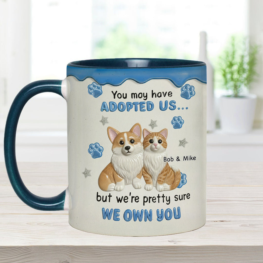 I'm Sure I Own You - Personalized Dog Accent Mug