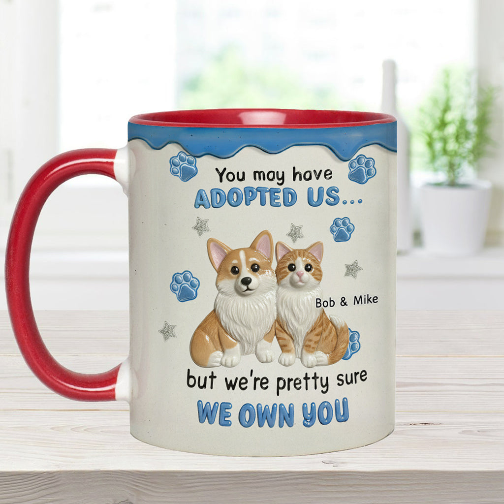 I'm Sure I Own You - Personalized Dog Accent Mug