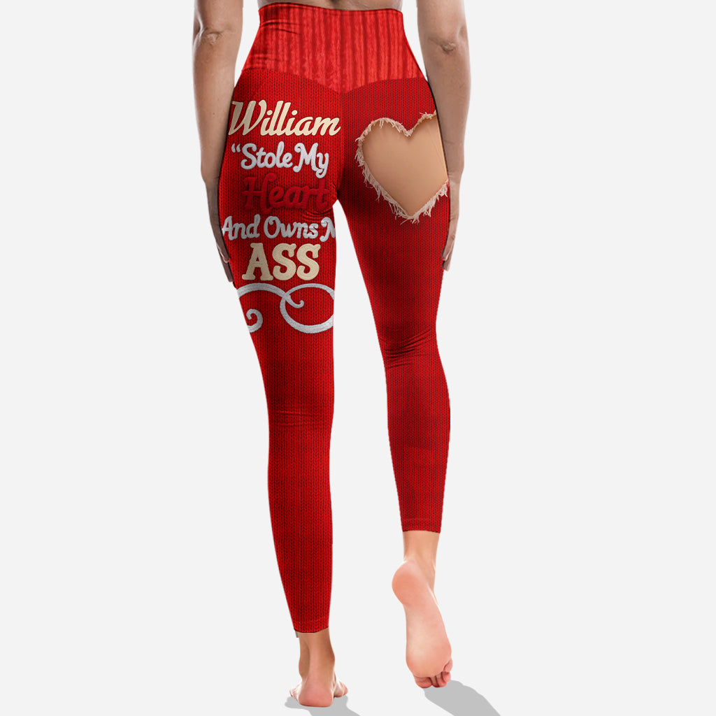 Du hast mein Herz gestohlen – Personalisierte Partner-Leggings