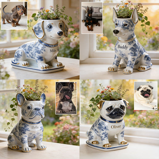 Custom Any Photo - Personalized Dog Acrylic Pot