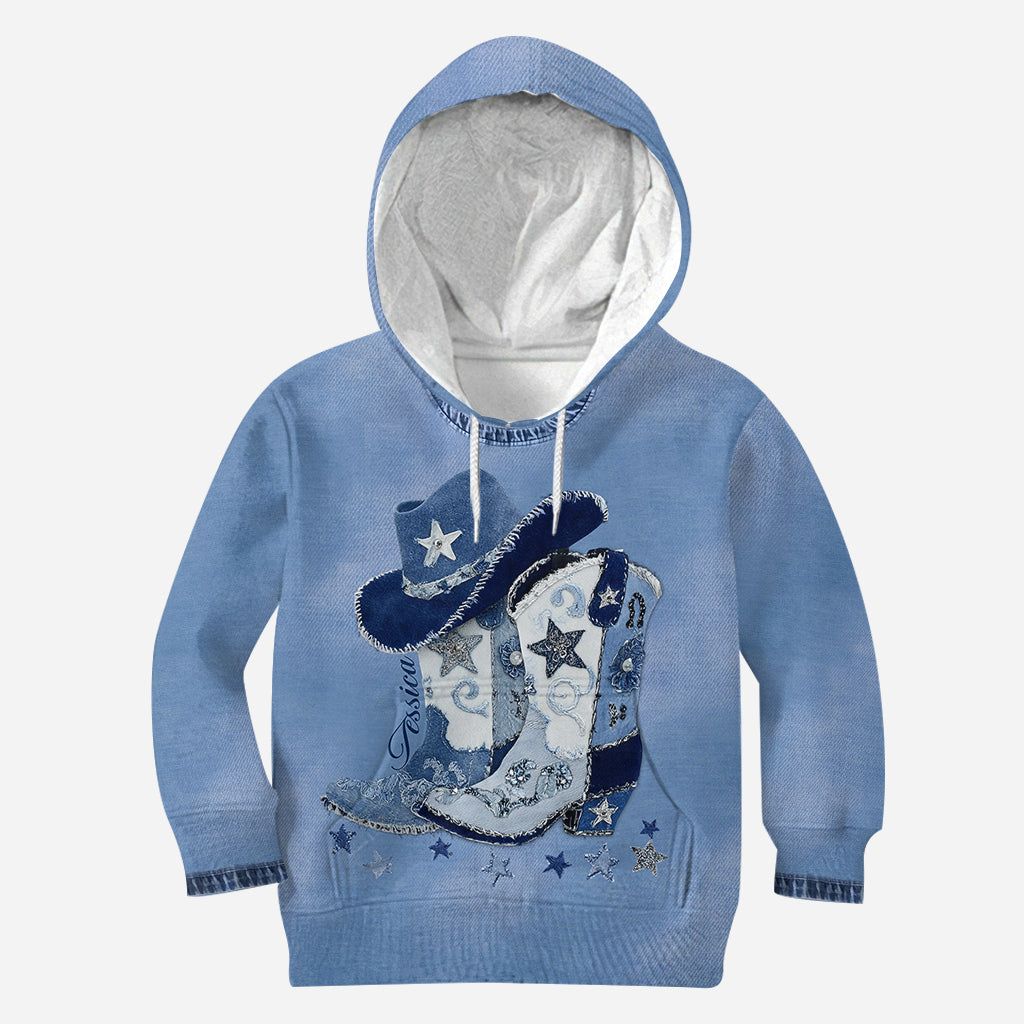 Cowgirl-Stiefel - Personalisiertes Cowgirl-Shirt