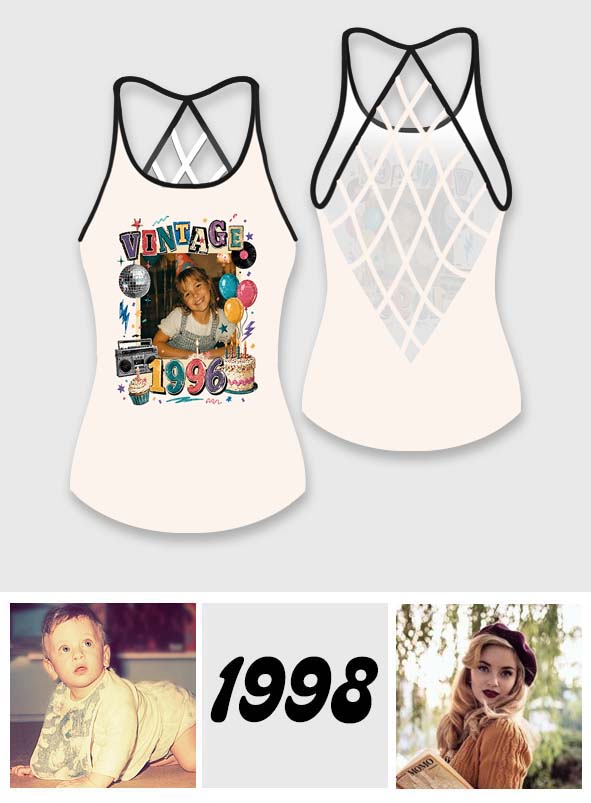 Birthday Gift - Personalized Birthday Cross Tank Top