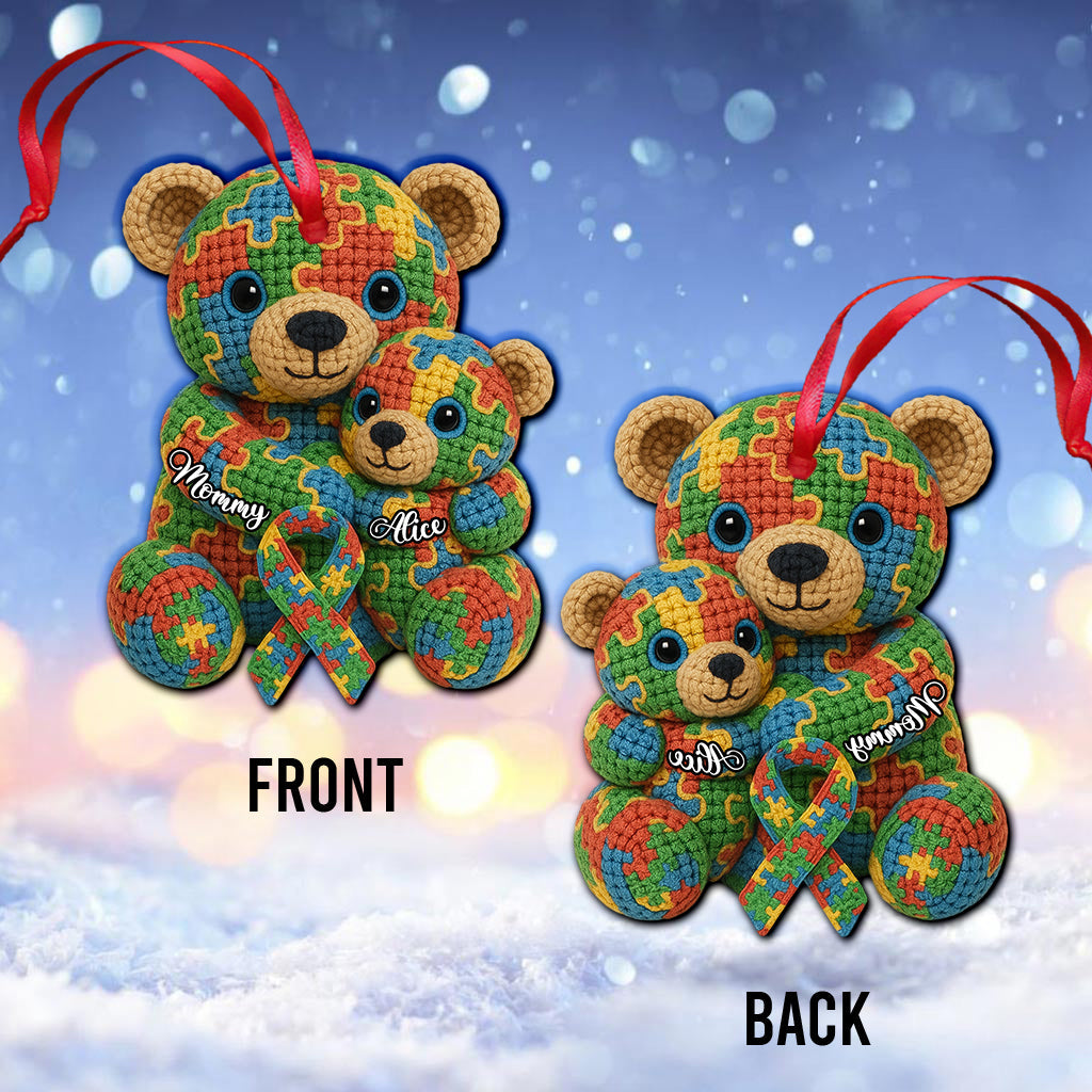 Strong Mama - Personalized Autism Awareness Ornament
