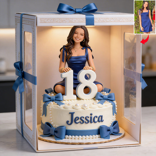 Custom From Photo, Theme And Number - Personalized Birthday Custom Shaped Acrylic Plaque