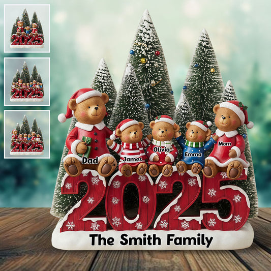 Happy Family - Personalized Family Custom Shaped Acrylic Plaque