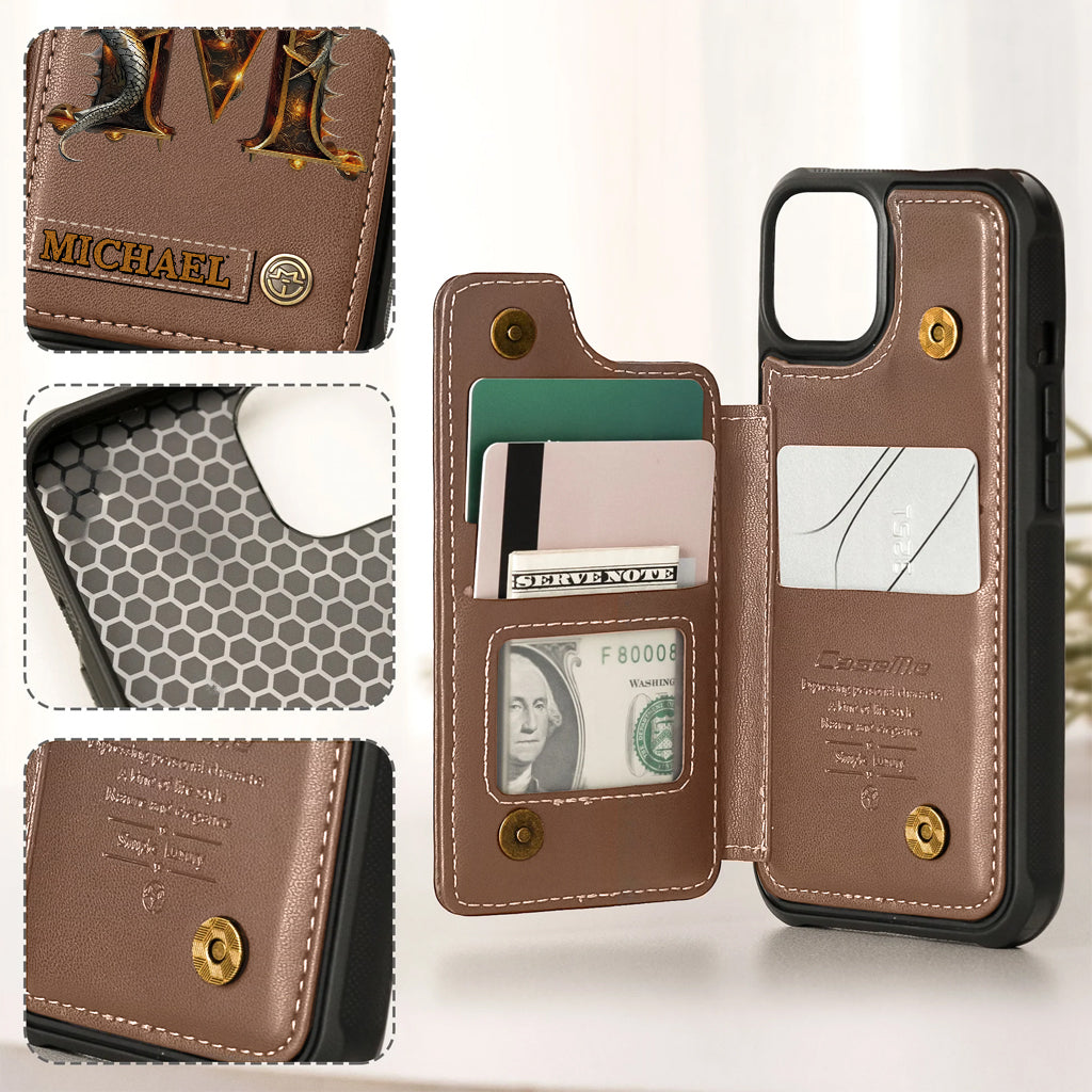Love Dragons - Personalized Dragon Wallet Phone Case