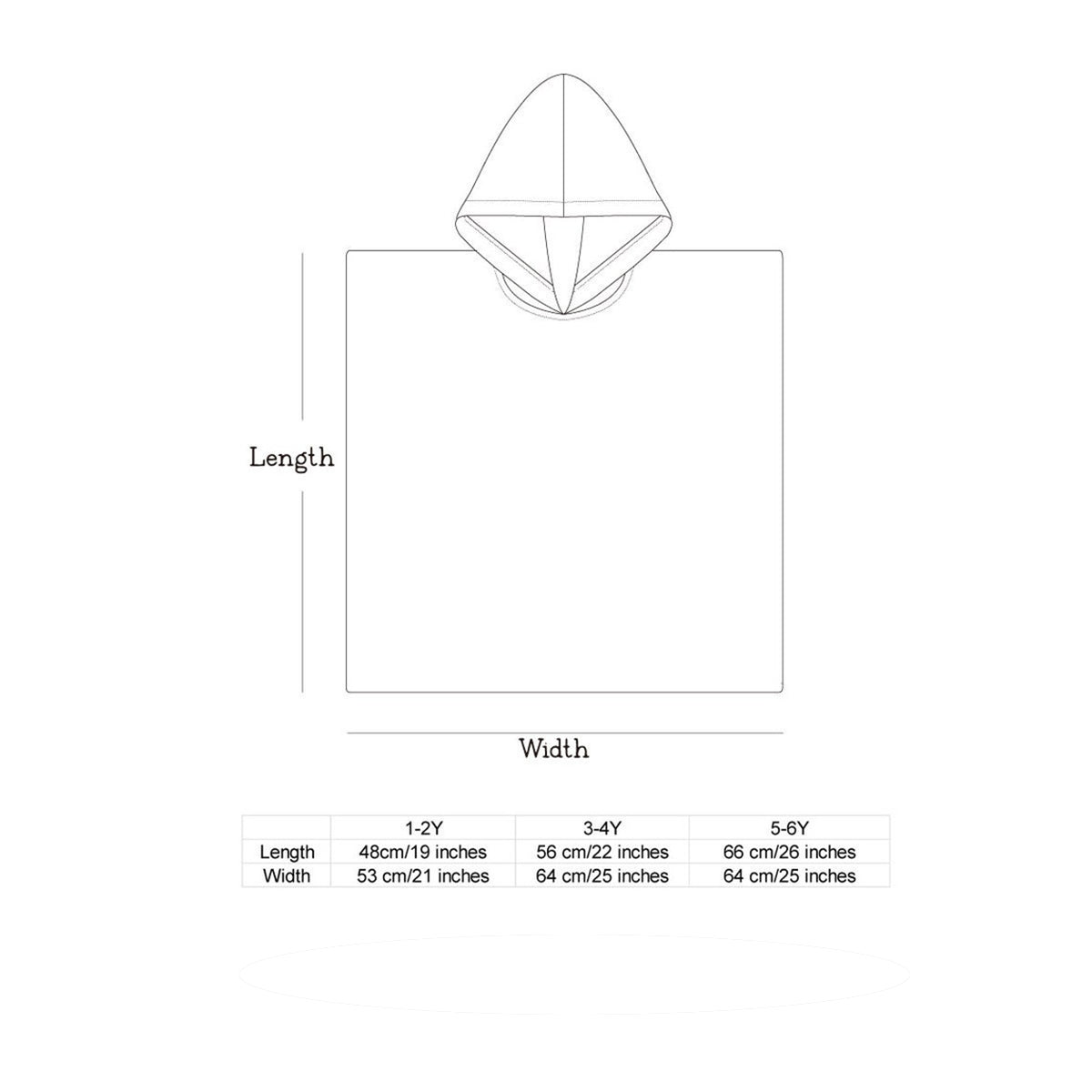 Gift For Girl Kid, Mermaid Loving Kid - Personalized Kid Kid Hooded Towel Poncho