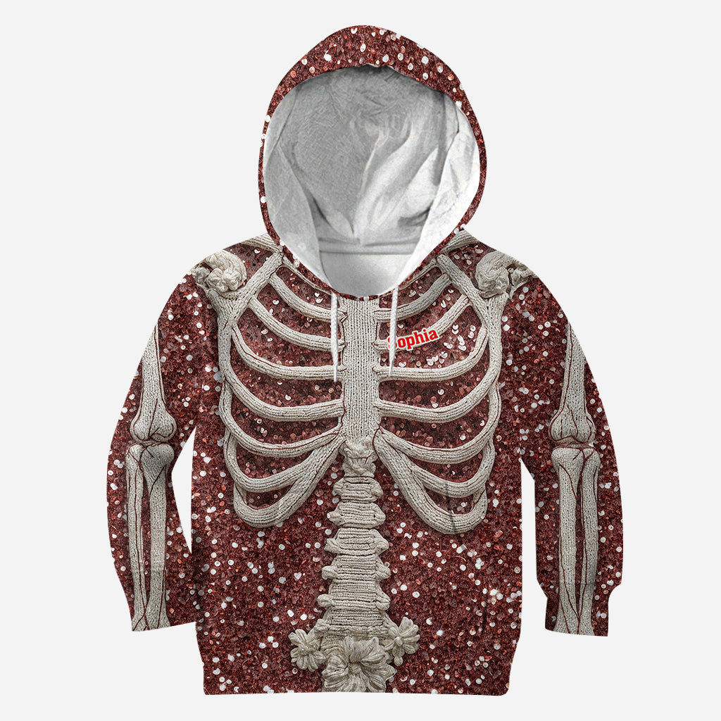 Halloween Skull Knitted Warm - Personalized Skull Hoodie and Leggings