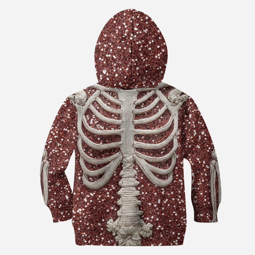 Halloween Skull Knitted Warm - Personalized Skull Hoodie and Leggings