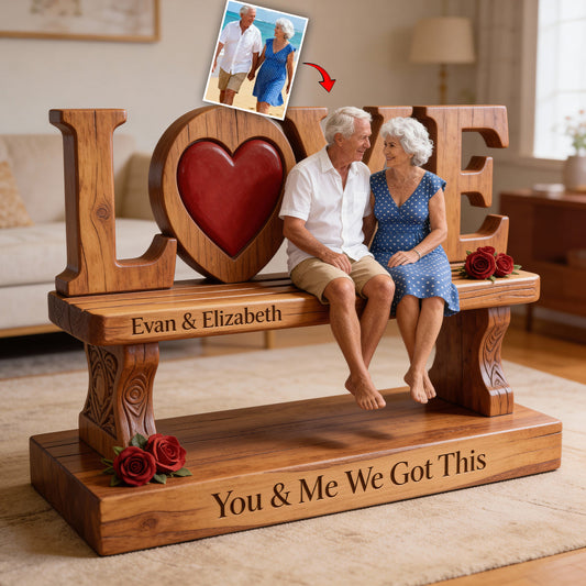 You & Me We Got This - Personalized Couple Custom Shaped Acrylic Plaque