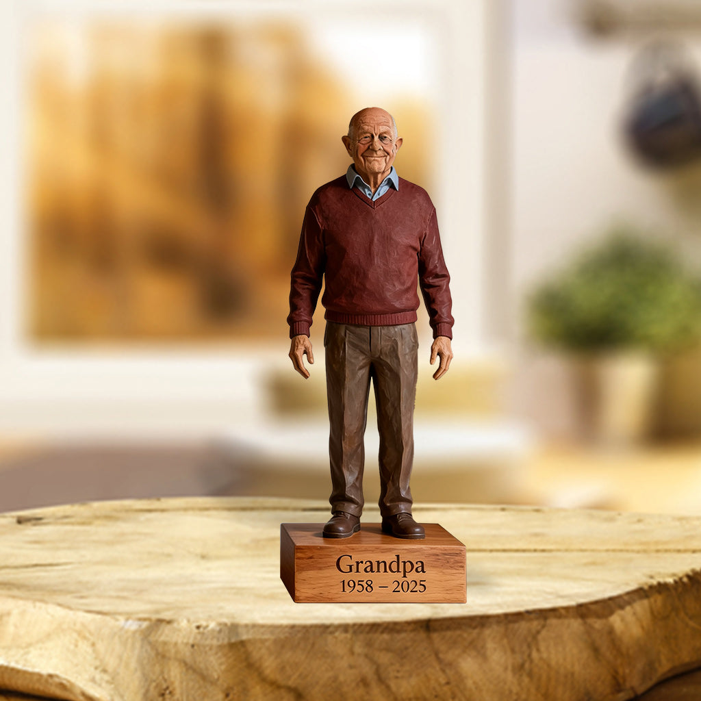 Gedenkgeschenkset - Personalisierter Fellkissen & Plüschornament & Plakette